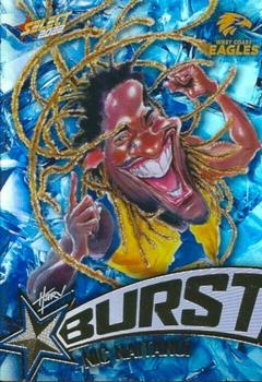 2022 Select AFL Footy Stars - Starburst Caricature - Ice #SBi68 Nick Naitanui Front